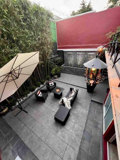 Luxurious Mid Century Modern Folk Art Home Мехико Экстерьер фото