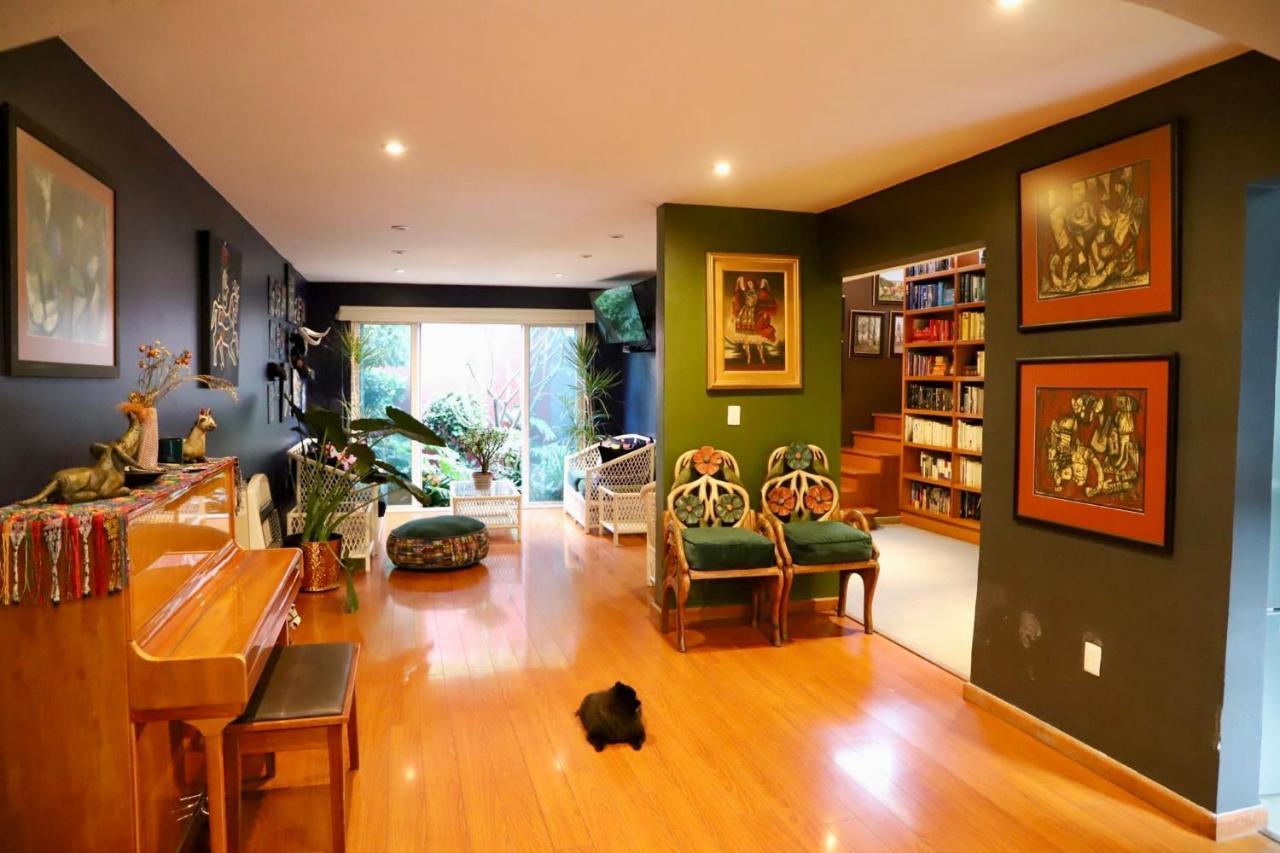 Luxurious Mid Century Modern Folk Art Home Мехико Экстерьер фото