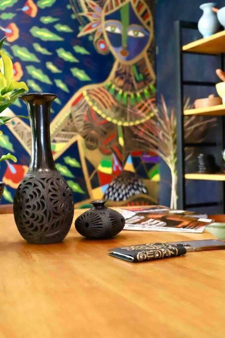Luxurious Mid Century Modern Folk Art Home Мехико Экстерьер фото